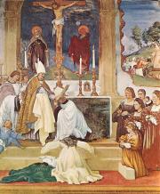 Lorenzo Lotto: Szent Klára beöltözése